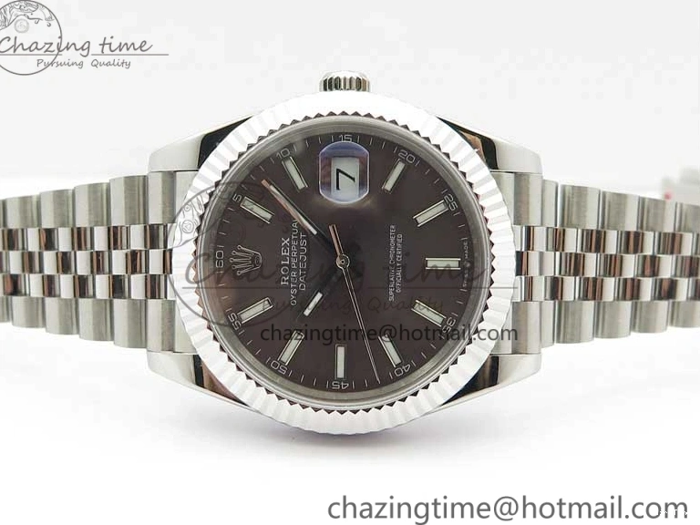 MiroTime 0207 DateJust 41mm 126334 SS BP Maker 1:1 Best Edition New Version Gray Dial on Jubilee Bracelet HighPerformance 3029